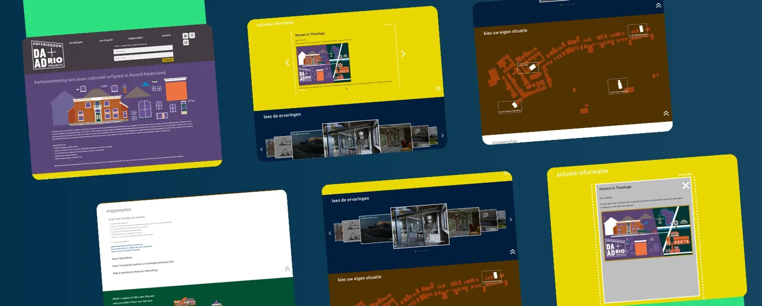 Erfvrienden van een creatief pamflet tot een functionele onepager