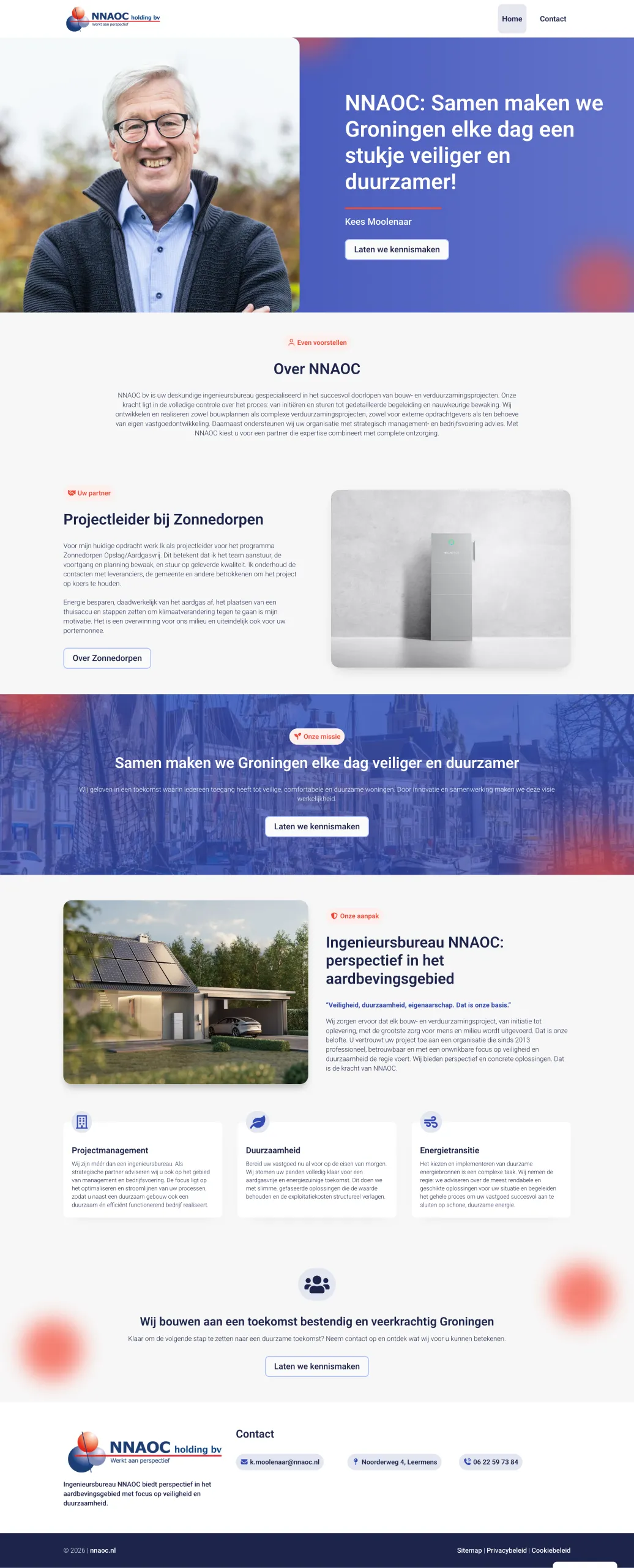 Een doelgerichte website voor NNAOC