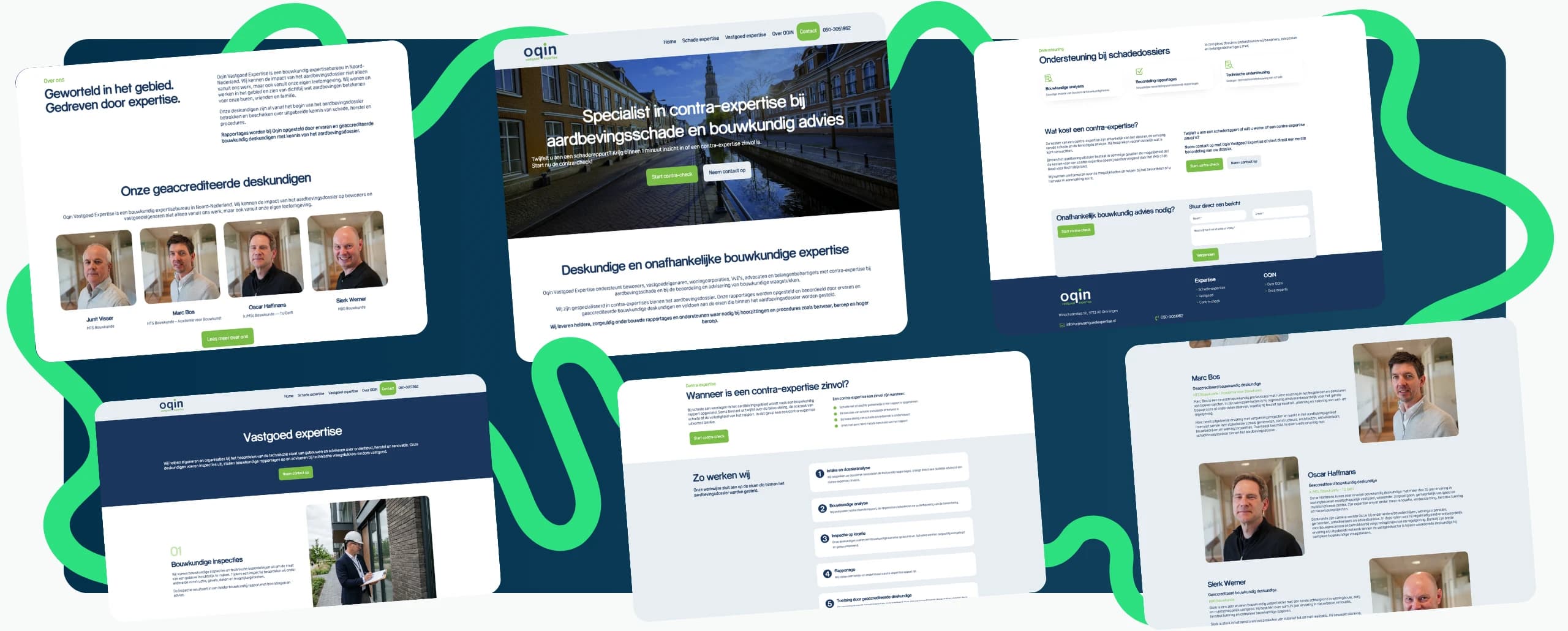 Een betrouwbare website voor expertisebureau OQIN